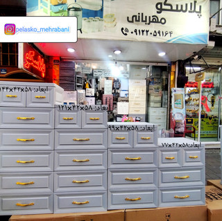 دراور های ممتاز پلاستیک ۳ تا ۶ طبقه رنگ طوسی