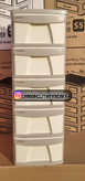 فایل پلاستیکی_فایل کشویی ۵ طبقه ۴۰×۵۰×۱۱۹