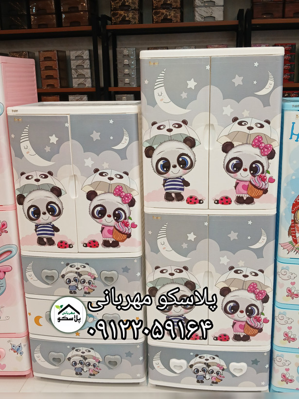 کمد لباس ۳ کشو طرح کودک در دو مدل جذاب برای اتاق و سیسمونی کودکان